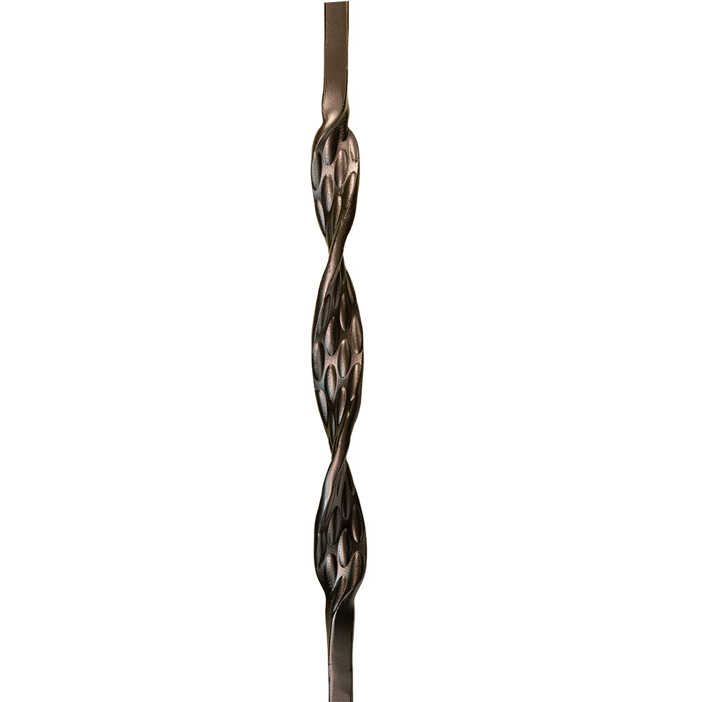 M8544 2963 Single Ribbon Double Basket Iron Baluster