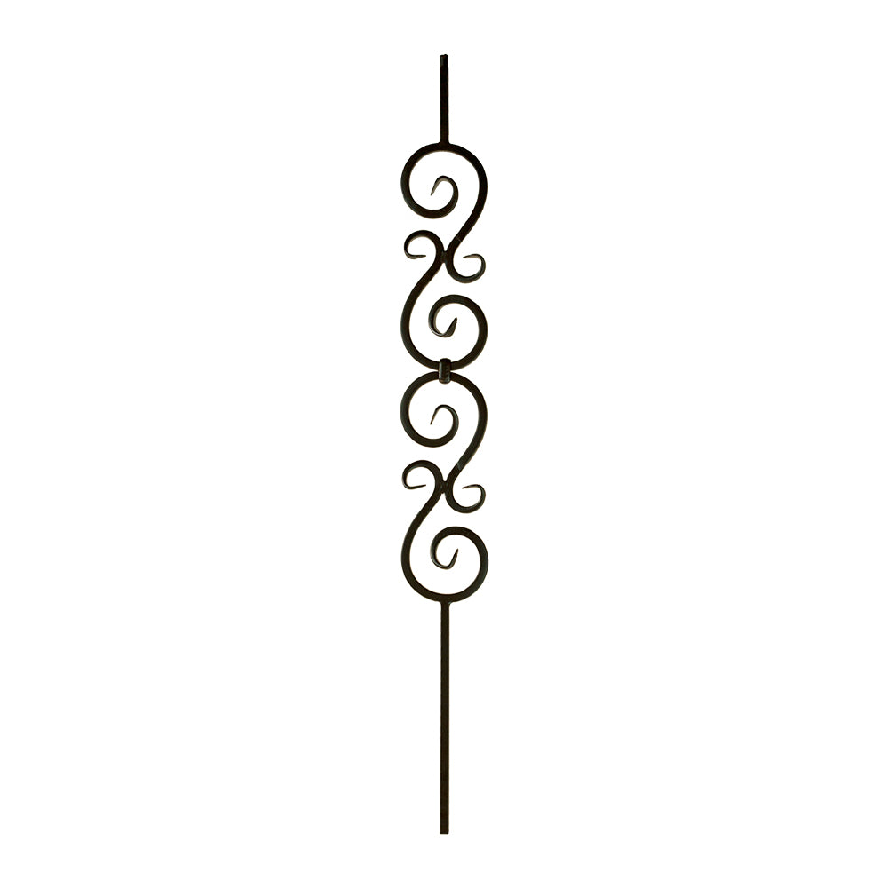 M32644 2583 Double Scroll Iron Baluster