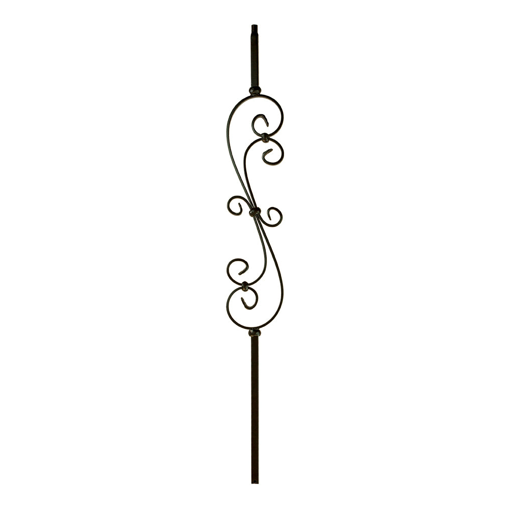 MEGA-601 2881 MEGA Skinny Scroll Iron Baluster