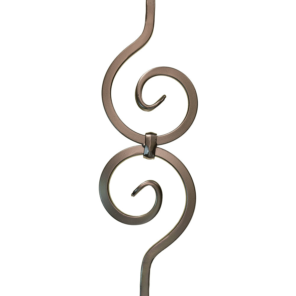 M32544 2582 Spiral Scroll Iron Baluster