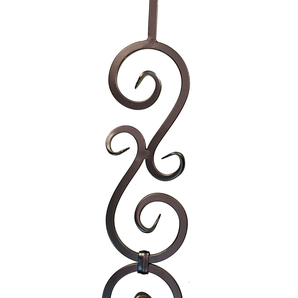 M32644 2583 Double Scroll Iron Baluster