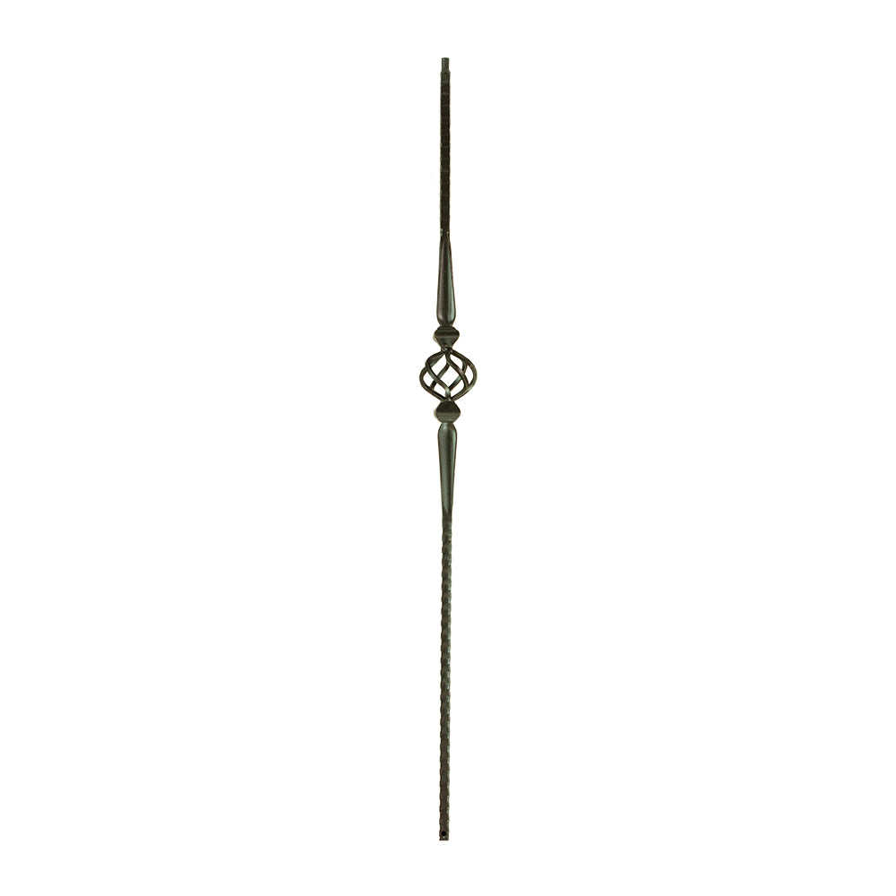 M16044 2572 Single Basket with Spoons Iron Baluster