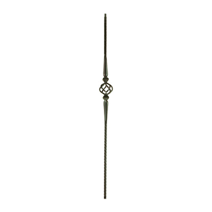 M16044 2572 Single Basket with Spoons Iron Baluster
