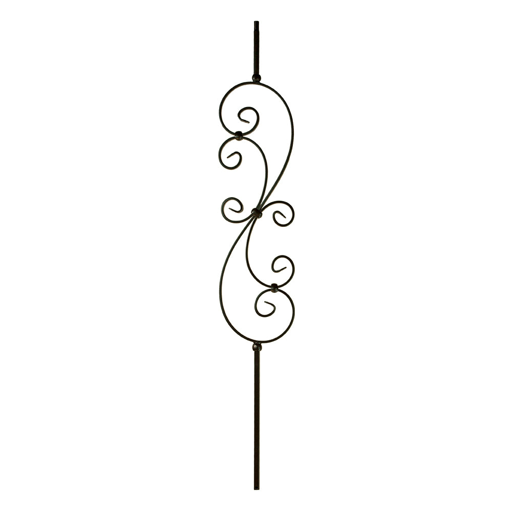 M30144 2580 Large Scroll Iron Baluster