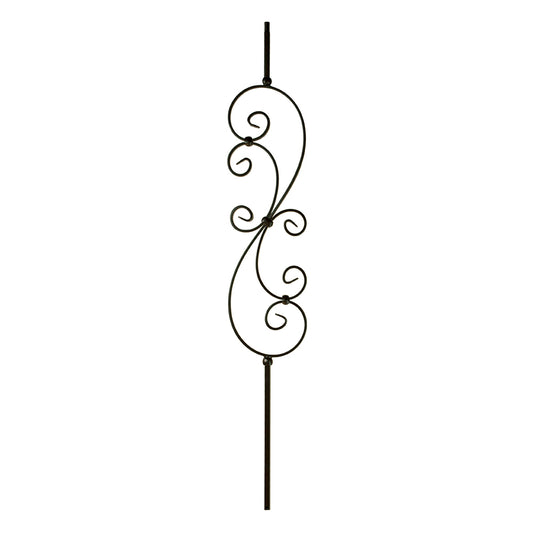 M30144 2580 Large Scroll Iron Baluster