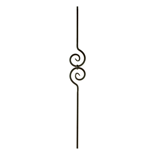 M32544 2582 Spiral Scroll Iron Baluster