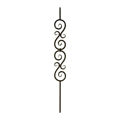 M32644 2583 Double Scroll Iron Baluster