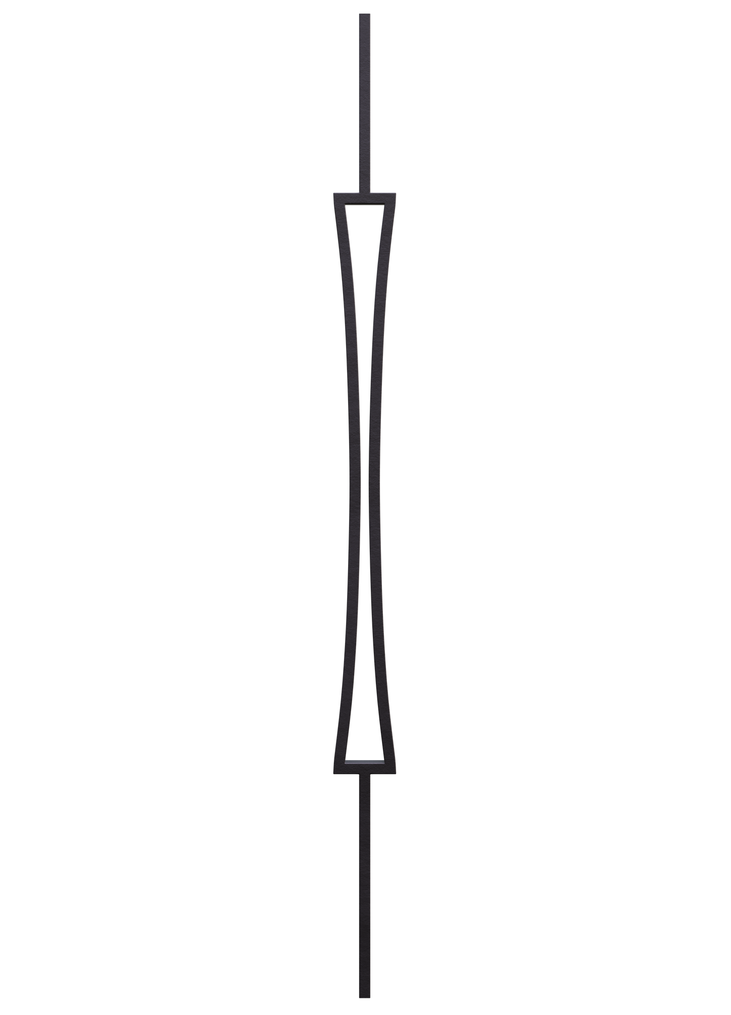 M434 2678 Hourglass Panel Iron Baluster