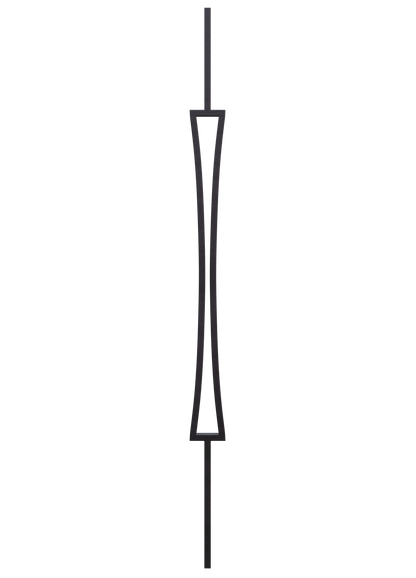 M434 2678 Hourglass Panel Iron Baluster