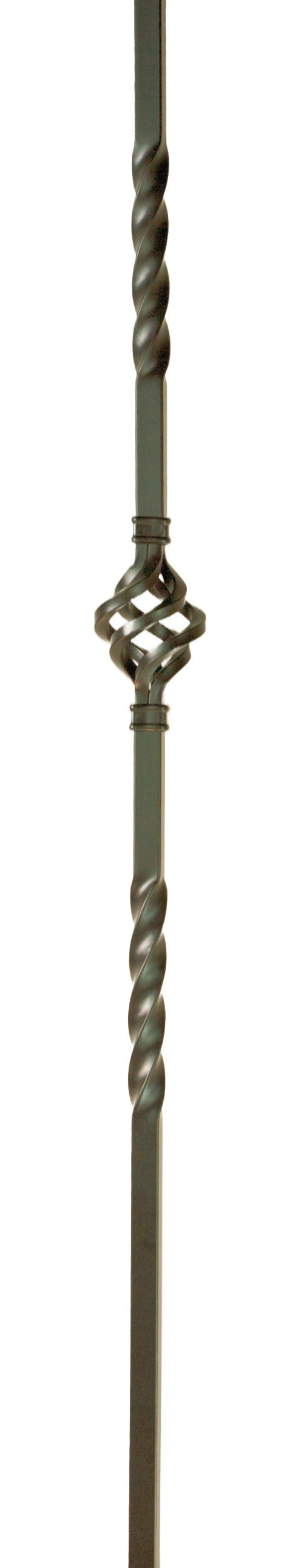 MEGA-1BASK 2852 MEGA Single Basket Iron Baluster