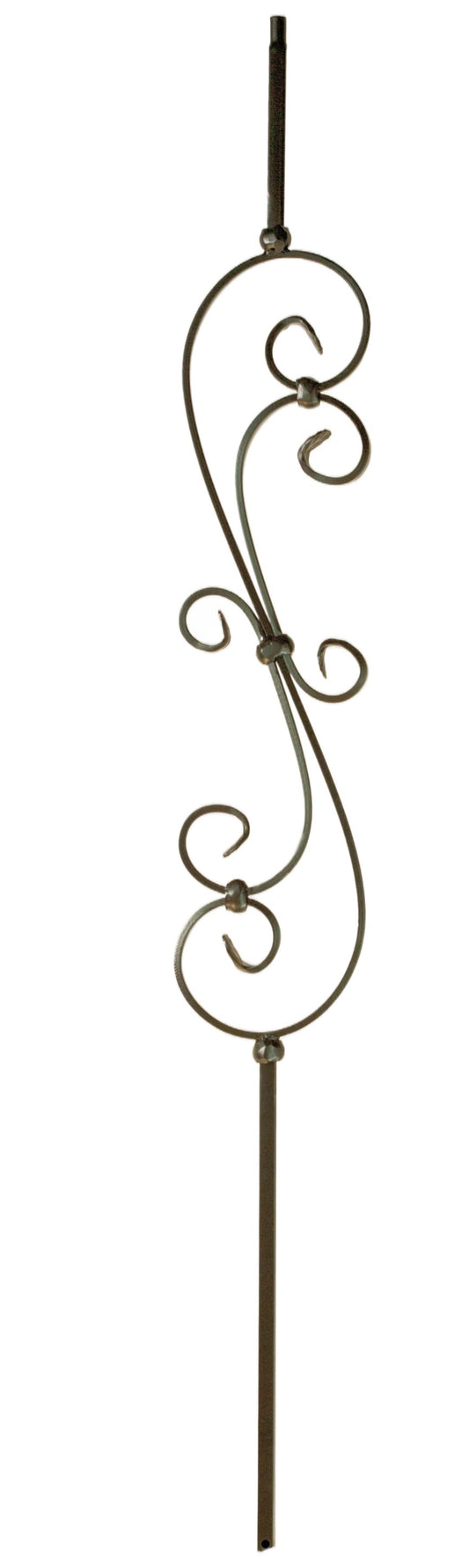 M60144 2581 Skinny Scroll Iron Baluster