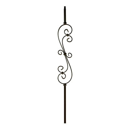 MEGA-601 2881 MEGA Skinny Scroll Iron Baluster