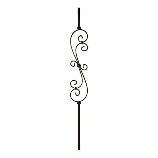 MEGA-601 2881 MEGA Skinny Scroll Iron Baluster