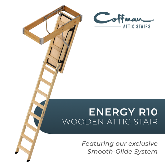 Energy R10 (806929) Coffman Attic Stair - 30" x 54"