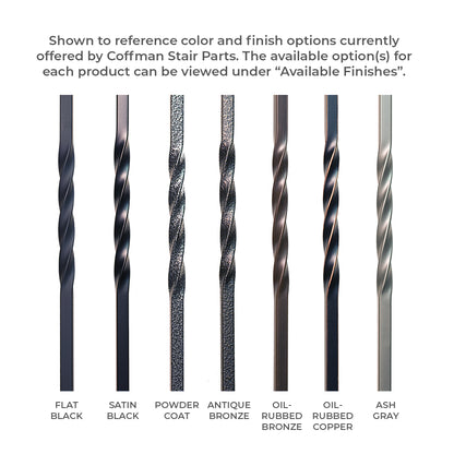2KNUC1BASK44 - 2558 Double Knuckle - Single Basket Iron Baluster