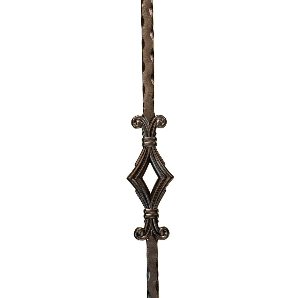 M13344 2760 Single Window Iron Baluster