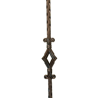 M13344 2760 Single Window Iron Baluster