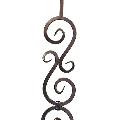 M32644 2583 Double Scroll Iron Baluster