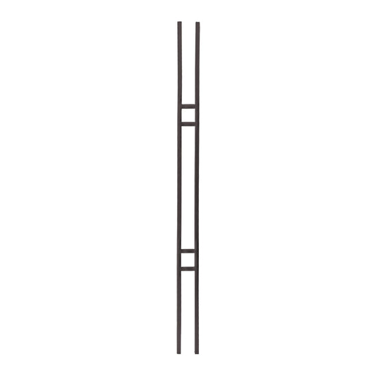M436 2673 Skinny Square Panel Iron Baluster