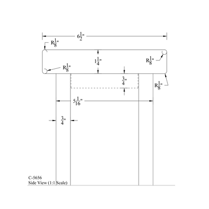 C-5656 Craftsman Box Newel with cap